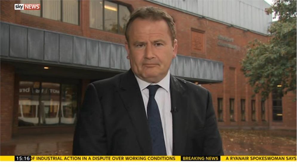 Frazer Maude Sky News Reporter 