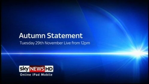 Autumn Statement 2014: Live on BBC, Sky News (TV / Online)