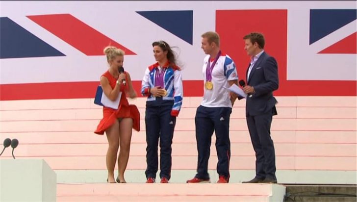 Video: Helen Skelton’s knickers revealed in embarrassing live TV moment