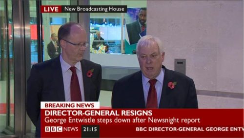 BBC Director-General George Entwistle resigns