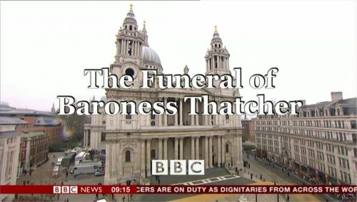Baroness Margaret Thatcher’s Funeral