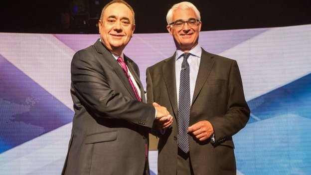 Salmond v Darling: Second Debate Live on BBC One Scotland, BBC Two