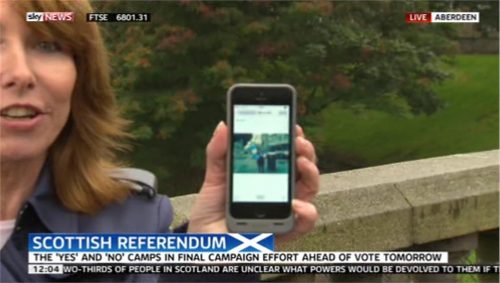 Kay Burley refers to a ‘Yes’ campaigner as a ‘bit of a knob’