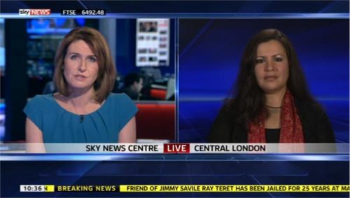 Sky News begins interview with wrong guest (Erika Guevara/Saara Idelbi)