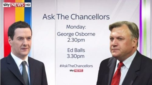 ‘Ask The Chancellors’: Q&A special with George Osborne & Ed Balls – Live on Sky News