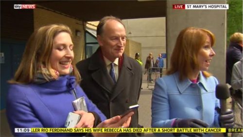 Sky News breaks the news of birth of second royal baby (feat. Rhiannon Mills and Kay Burley)