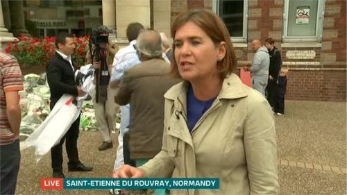 Fight nearly breaks out during Juliet Bremner’s live report on ITV News