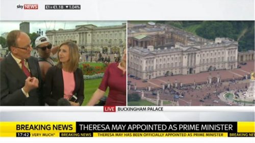 Jack Jones Invades Sky News at Buckingham Palace