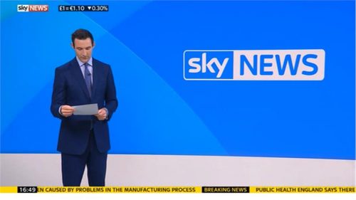 Sky News launch new newswall graphic (2017)