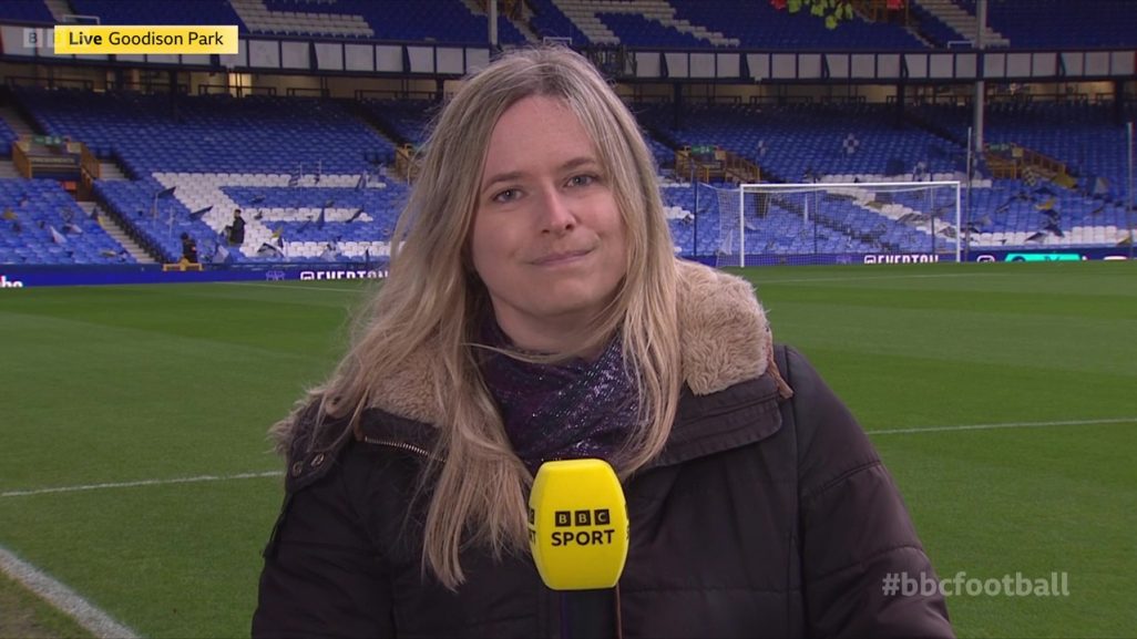 Vicki Sparks on BBC Sport