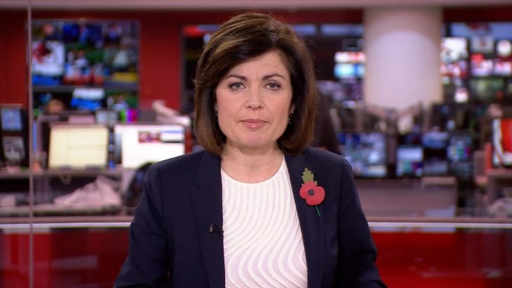 Jane Hill returns to BBC News following breast cancer treatment