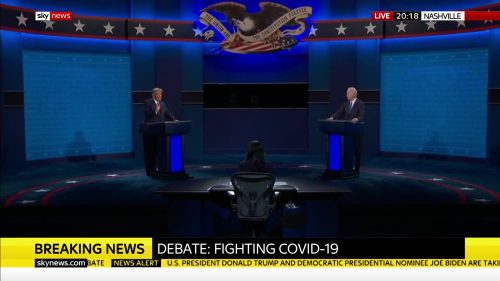 US 2020 – Last Presidential Debate on Sky News