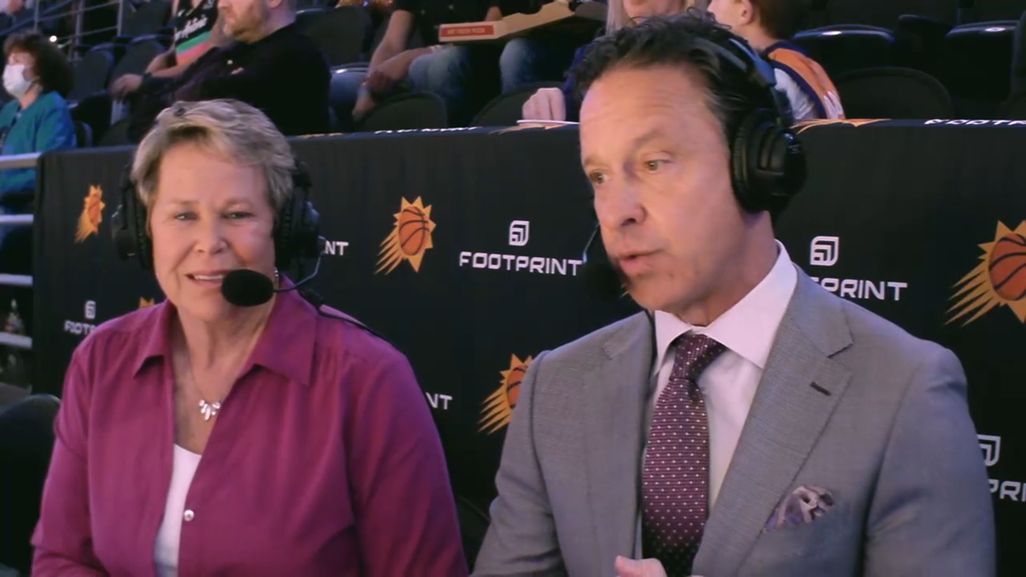 Kevin Ray and Ann Meyers Drysdale  