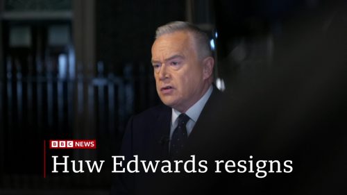 Huw Edwards has resigned from the BBC